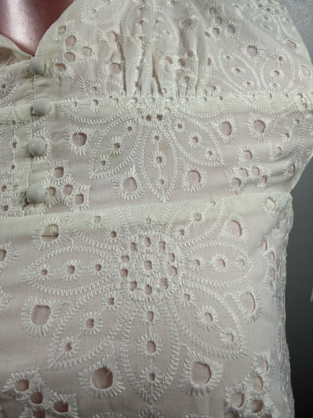 Sienna Sky White Eyelet Lace Spaghetti Strap Sundress - Picture 5 of 6